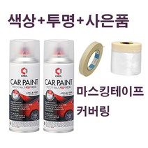 CB몰 기아 카니발씨리즈/그랜드카니발/뉴카니발 모든색상 카페인트 투명 세트+사은품 증정, 화이트,투명