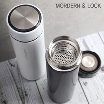 빅맘 포시즌 슬림 텀블러 500ml 보냉 보온병 진공 휴대용 물병 대용량 선물 차울림망, 화이트