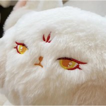 왕꼬리 여우 귀엽다 여우 쿠션 인형 롱 쿠션, 홍분