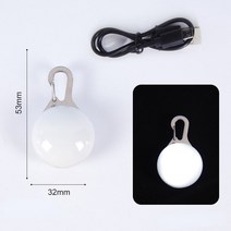 인식표 네임텍 강아지등록 반려동물칩 빛나는 개 목걸이 펜던트 USB 충전식 애완 동물 액세서리 빛 태그 LED 분실 방지 고양이, [06] white
