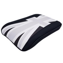 자동차 메모리폼 콘솔 쿠션 팔걸이 투싼NX4 그렌져IG QM5 더뉴카니발 BMW, 유니온잭블랙