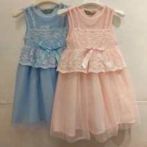 쁘띠앙팡엘리사원피스~@여름창고 대개방@파격특가대~박~!! 쨍한색감~!! 예쁘고 앙장맞은우리공주을 위한시원한여름나기 엘리사드레스