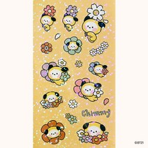 BT21 홀로그램 스티커 [해피플라워]- 치미(CHIMMY) 방탄굿즈 데코 폰꾸, 치미CHIMMY