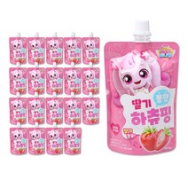 캐치티니핑 딸기 퐁당 하츄핑 음료수 100ml, 20개