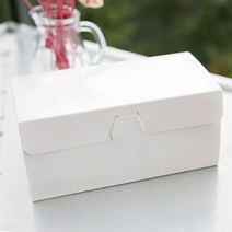 고고패키지 롤케익상자(미니)백색 - 10개(받침포함), 10개