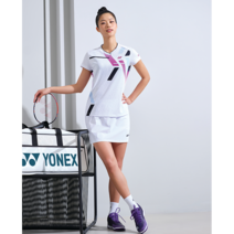 (예약판매)요넥스 티셔츠 2023SS 231TS010F PURPLE 여성 배드민턴 경기복 게임웨어 반팔 티셔츠 오남스포츠