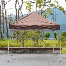 프리미엄 야외 옥상 그늘막 알루미늄 지붕 실내 행사용 포장마차, 알루미늄천막 3X3, 레드