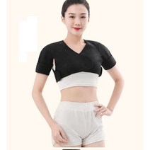온열 어깨 마사지 통증감소 찜질기 물리치료 오십견, 얇은 어깨찜질기 그레이 (XL)