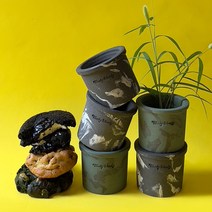 우디무디 국산 수제토분 다육이화분 쿠키팟, Green