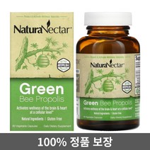 Natura Nectar 프리미엄 브라질 그린 프로폴리스 60정, 60캡슐, 1개