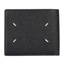 [메종 마르지엘라] 22FW 스티치 로고 반지갑 블랙 S35UI0435 P4745 T801