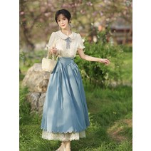 경성 의복 개화기 의상 레트로 빈티지 복고풍 원피스 빅카라 드레스