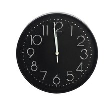 시골집 건전지 서재 개업 침실 벽시계 3colors 벽걸이 친정 복덕방 업장용 라운드시계, 하늘색