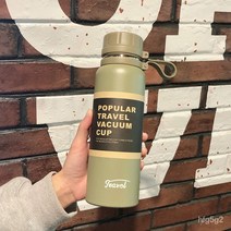 MBH 서모 컵 스포츠 남자 대용량 주전자 물 컵 휴대용 학생304높은 색상 값1000ml컵, 650밀리리터/육군 녹색 차 파티션으로