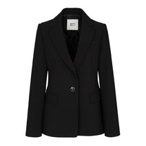 베스띠벨리 괴정 22S/S 솔리드 원 버튼 심플 자켓 BEJ1160BK