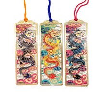 나누리 한국 전통문양 금장 책갈피 직사각 북마크 외국인선물 도서모임 단체선물, 24. 구름용