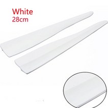 차범퍼가드 차량앞범퍼보호대 자동차 범퍼몰딩 7D 카본 스타일링 몰딩 범퍼 스트립 Bmw X1 F25 G01 E53 용, 03 28cm white