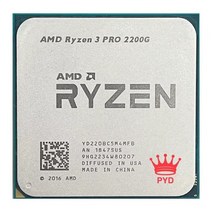 AMD Ryzen 3 PRO 2200G GHz 쿼드 코어 스레드 CPU 프로세서 YD220BC5M4MFB 소켓, 한개옵션0