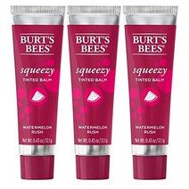 버츠비 틴디드 립밤 스퀴지 워터멜로 러쉬 12g 3개 Burts Bees Squeezy Tinted Lip Balm 0.43oz 3EA