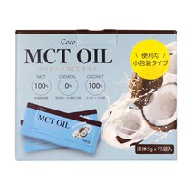Coco MCT Oil 코코 엠씨티 오일 100% 코코넛 오일 5g x 75개입 1박스