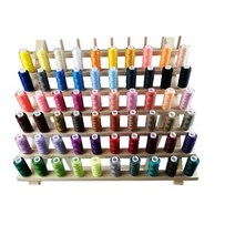 재봉틀 100 색 실 키트 40S/2 40WT 폴리에스테르 자수 기계 퀼팅 S 오버록 용, 60 colors