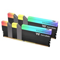 Thermaltake TOUGHRAM RGB 메모리 DDR4 3600MHz 16GB 8GB 2개 1680만 컬러 Alexa/Razer Chroma/5V, TOUGHRAM RGB_3200MHz