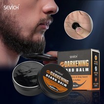 수염을위한 Sevich Beard Balm 성장 및 유기농 콧수염 왁스 For Beard Smooth Finish 스타일링 Natural Bea, 한개옵션0