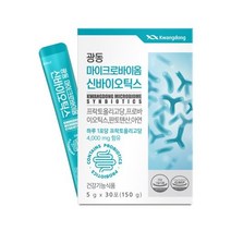 산바이오틱스 프로바이오틱스 유산균 판토텐산 아연 광동 30포, 1개