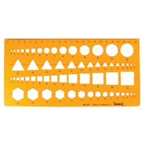 산키스 템플레이트 종합형판 도형자 No 120, 1개