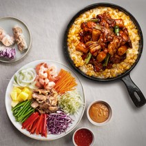 애슐리 쉬림프 불고기 월남쌈 콘치즈 바비큐 치킨 (총 4인분)