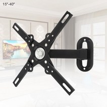 주식용 노트북 세로 모니터암 12KG 조절 14 - 32 인치 TV 벽 마운트 브래킷 플랫 패널 TV 프레임 지원 30도, 한개옵션0