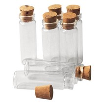 20pcs 11x32mm 작은 미니 빈 명확한 코르크 유리 병 바이알 2ml, 하나, 투명한
