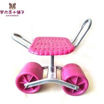 밭의자 앉은뱅이 딸기 무빙 360도 수확기 농업용 의자 오이 보조 딸기 수레, 업그레이드된 게으름뱅이 차