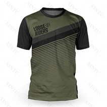 취미 선수 동호회 모토크로스 저지 MTB 산악 자전거 루즈 라이더 저지 BMX DH 엔듀로 반팔 셔츠 통기성, 02 Loose Rider-2_03 M