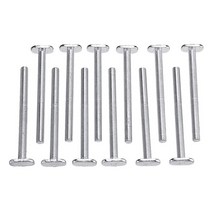 12PCS 나사 볼트 패스너 도구 M8X100mm 드롭 인 (drop-in) 스터드 T-너트 30 시리즈 마이 터 트랙 목공 도구에 대한 볼트 슬라이딩, 보여진 바와 같이, 하나
