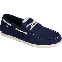 TOMS 여성용 Claremont 보트 슈즈 네이비 캔버스 11.5