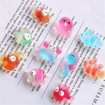 미스토토 젤캔들 만들기 DIY 재료 믈고기 해마 꽃게 문어 바다 동물피규어, P1000_6. 왕눈이 복어 1P