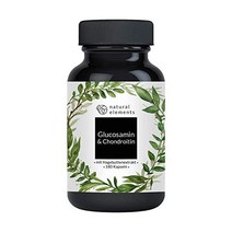 Natural elements 네츄럴 엘리먼츠 독일산 글루코사민 콘드로이친 1200 MSM 180베지캡슐, 180캡슐, 1팩