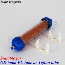 Pinuslongaeva 가스 필터 건조기 4 6 8 10 12 14 16mm 반복 사용 기계 공기 오존 부품의 서비스 수명을 연, 08 Style 1 Orange