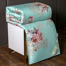 신혼부부 호텔 사계절 털안붙는 명품 비단 라지킹 킹사이즈 침구세트 정품 100 뽕나무 실크 이불 여름 시원