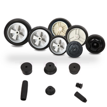 바퀴 컴프레셔부품 콤프레샤 컴프레샤 콤프레셔, 구멍이 20개인 8인치 캐스터 2개, 1개