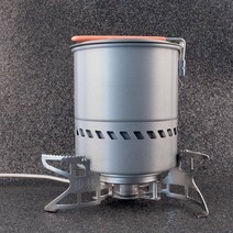캠핑 불멍 미니 스토브 접이식 개인 화로대 집에서 개인 솔로 불멍 bulin bl100- b15 가스 1.5 pot pot 야외 하이킹 요리 세트 gas burn and, 스토브와 냄비 세트