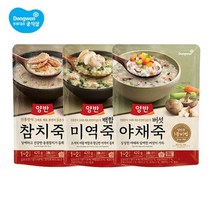 동원에프앤비 양반 버섯 야채죽 420g x 6개/참치죽/백합미역죽, 양반 버섯 야채죽 420g x 6개