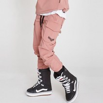홀라코리아 / 홀라 카고 시보리 조거팬츠 로즈핑크