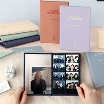 네컷 앨범 셀프 포토북 커플 사진첩 초음파앨범 4x6 보관 선물, 04 페일블루