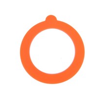 고무바킹 고무링 부싱 와셔 5pcs 실리콘 항아리 가스켓 식품 storege 항아리 씰, 주황색