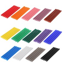 접착제 스틱 실리콘 막대 DIY 공예 장난감 수리 도구에 대 한 5pcs 핫 멜트 접착제 스틱 다채로운 7x100mm, [09] Purple