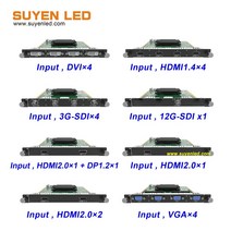 가전 부품 NovaStar-H 시리즈 DVI HDMI 3G-SDI 12G-SDI HDMI2.0 DP1.2 VGA CVBS DP1.1 H2 H5 H9 H15 용 LED 스크린 입력, 04 12G-SDI x1