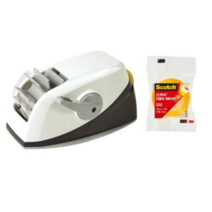 3M 원터치 테이프 디스펜서 + 다용도 테이프 550 리필, 블랙, 4개