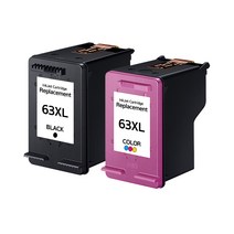 HP HP63XL 호환잉크 대용량ENVY4520 DESKJET1110 1112 2130 2131 2132 3630 3632 OFFICEJET 4650 비정품잉크, 검정+칼라(2개구매시 할인), 1세트